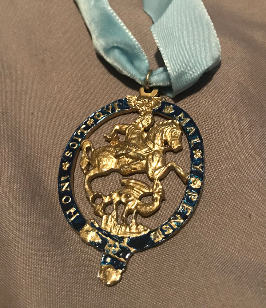 Order of the Garter medallion