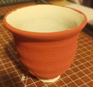 Bell cup glazed pre final fire