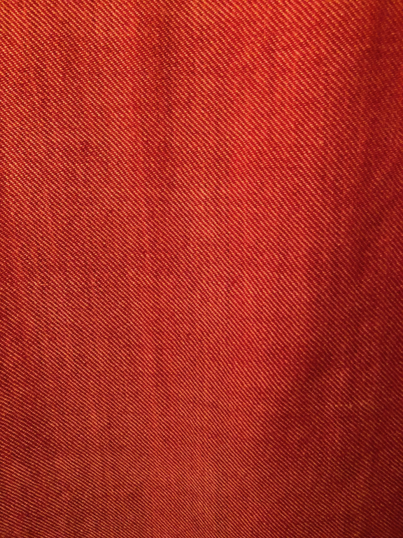 muted red wool twill