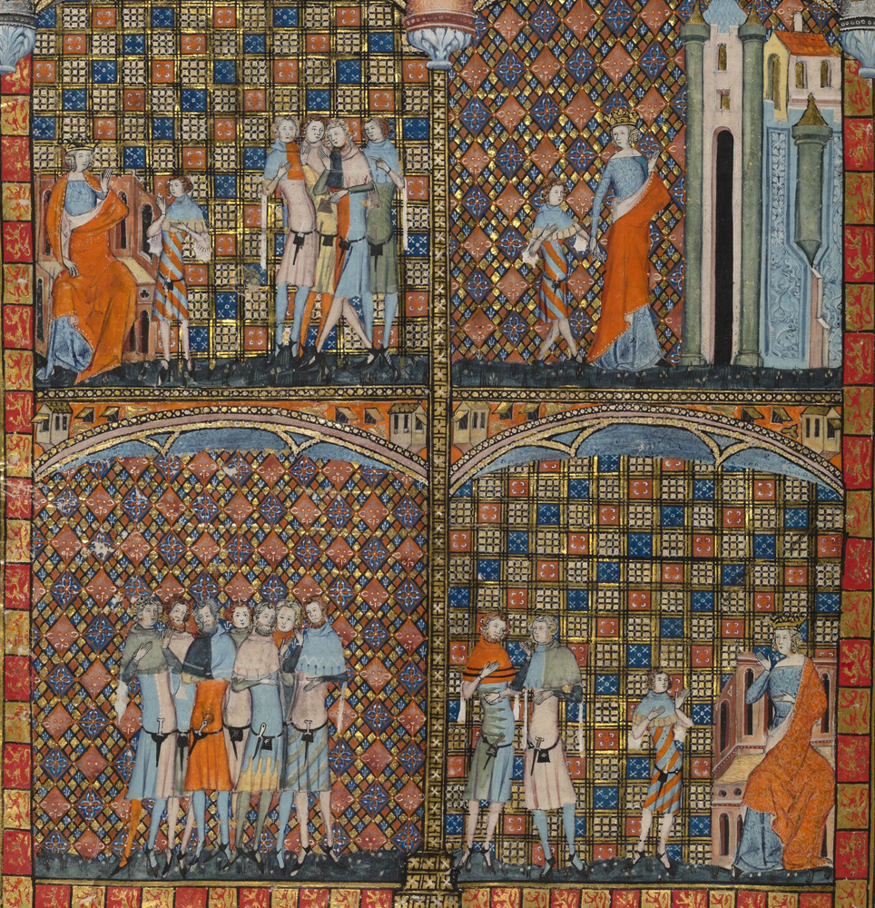 Detail from folio 196v Romance of Alexander
