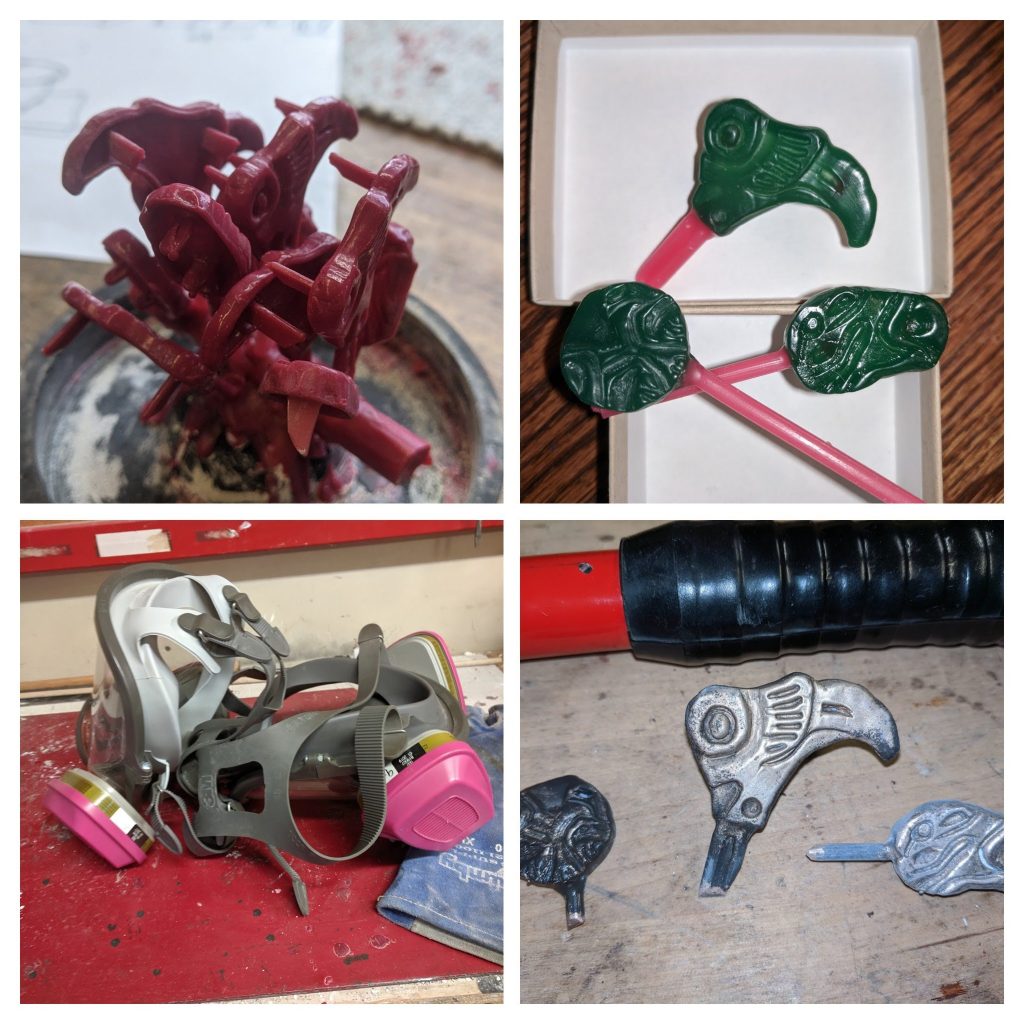 Collage of metal working